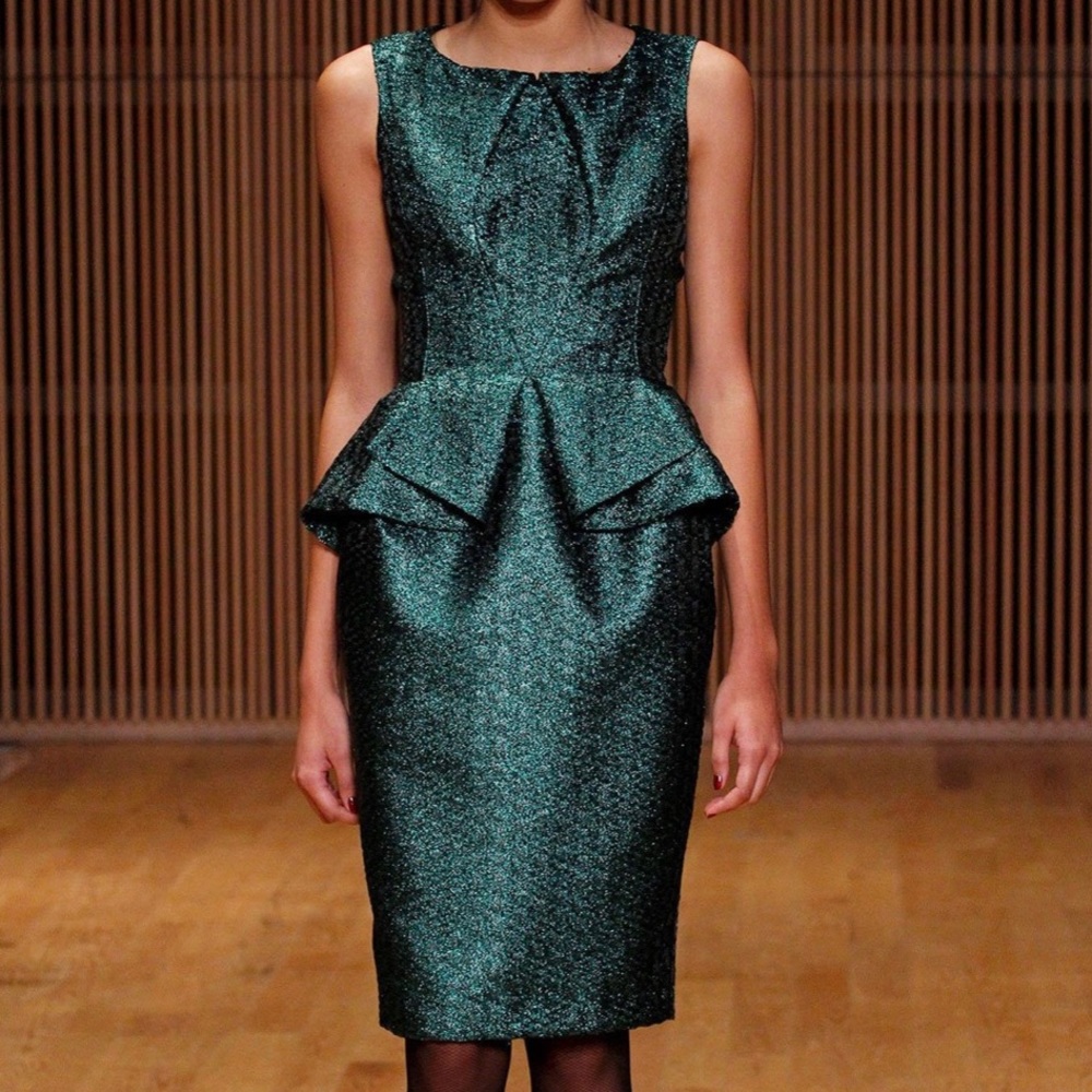 Douglas Hannant peplum dress